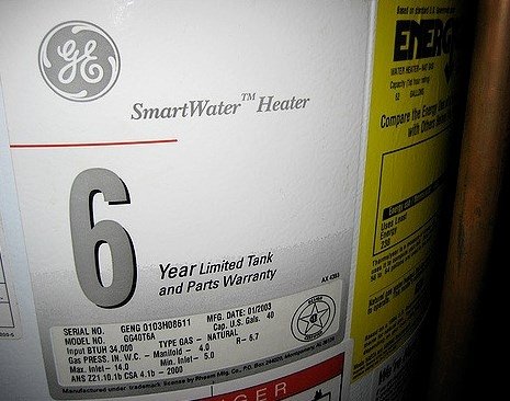 GE Water Heater Warranty Check