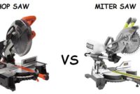 Chop Saw vs Miter Saw