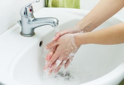Remove Gorilla Glue from Skin with soap