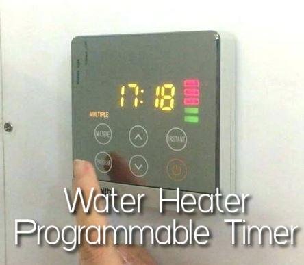 Water Heater Programmable Timer