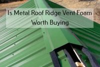 Metal Roof Ridge Vent Foam