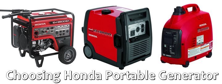 Choosing Honda Portable Generator