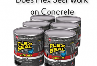 Does Flex Seal Work on Concrete Material