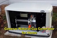 Generac Natural Gas Generator for Home