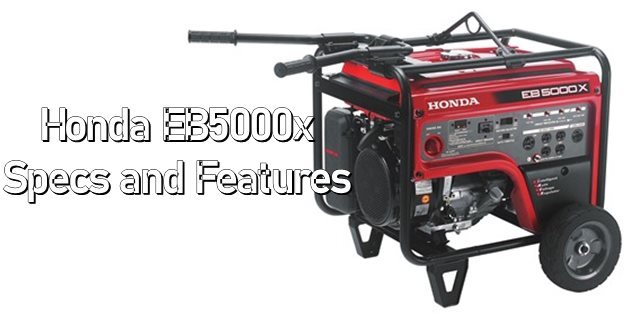 Honda EB5000x specs and features