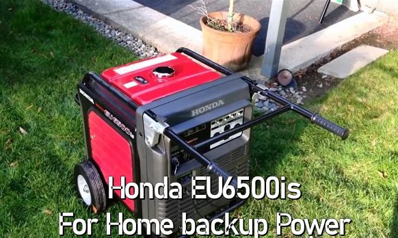 Honda EU6500is Generator for home backup power