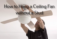 How to Hang a Ceiling Fan without a Stud