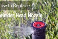 how to fix sprinkler head