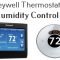 honeywell thermostat with humidity control