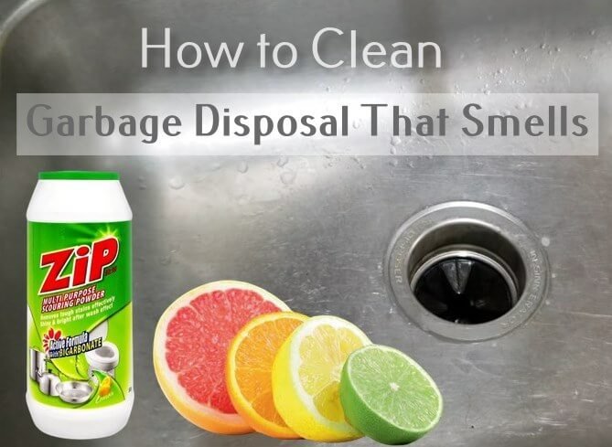 how to clean a garbage disposal that smells