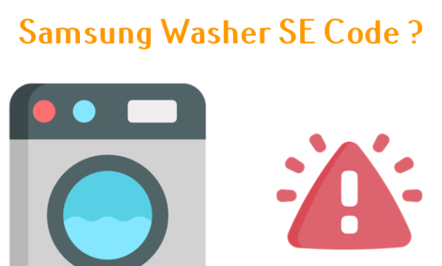 samsung washer SE code