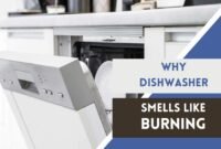 dishwasher smells like burning