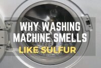 washing machine smells like sulfur