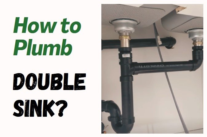 how to plumb a double sink