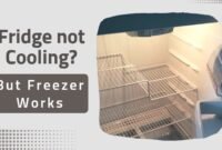 why is my whirlpool fridge not cooling but freezer works