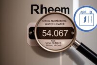 Rheem Water Heater Age