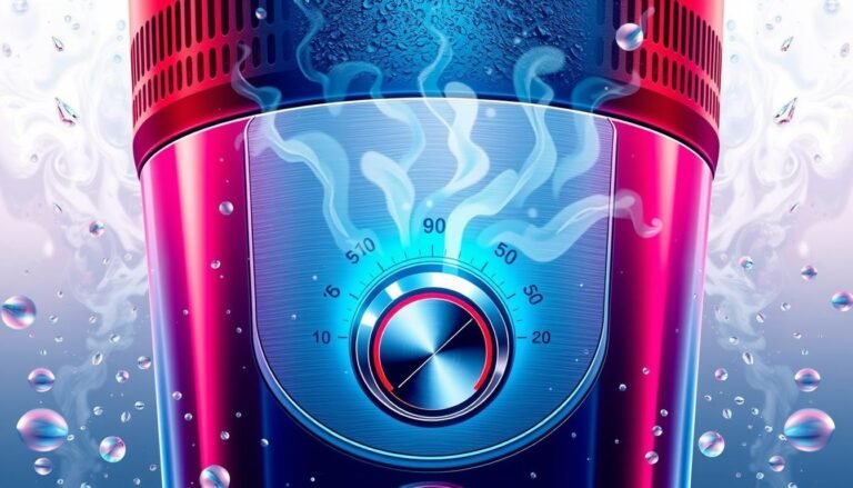 hot water heater settings top and bottom