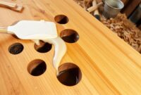 how to fill large holes in wood