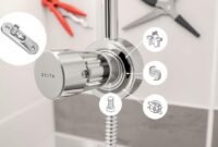 how to remove Delta Shower handle