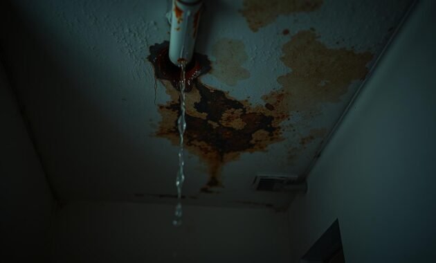 Plumbing Leaks Causing Ceiling Water Damage Plumbing Leaks Causing Ceiling Water Damage