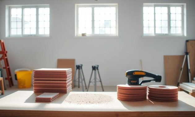 Drywall Sanding Workspace Preparation Drywall Sanding Workspace Preparation