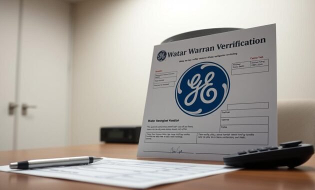 GE Water Heater Warranty Verification GE Water Heater Warranty Verification