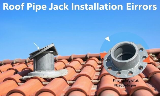 Roof Pipe Jack Installation Errors Roof Pipe Jack Installation Errors