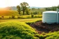 above ground septic tank